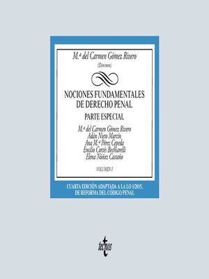 cover image of Nociones fundamentales de Derecho Penal